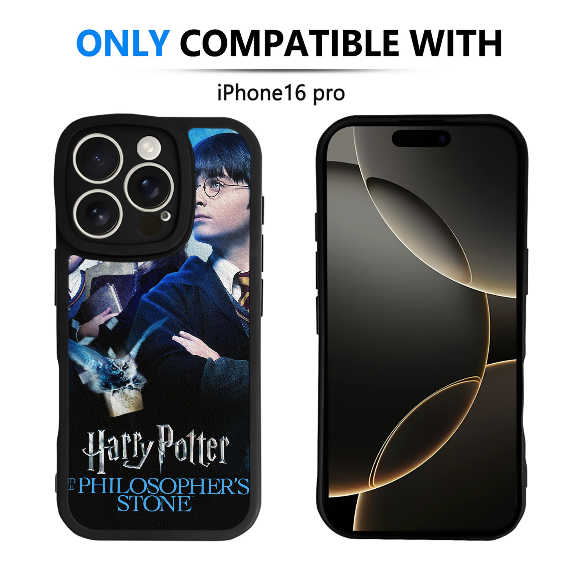 （画像用） Harry Potter ハリー・ポッターシリーズ 【iPhone 16シリーズ対応】シリコンスマホケース（レザー調） 材質：シリコン